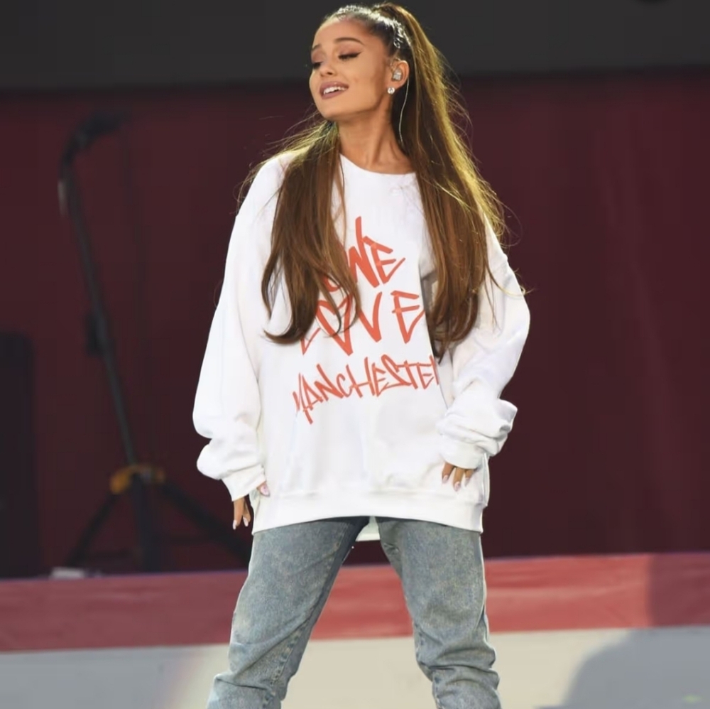 Ariana Grande One Love Manchester Sweatshirt - Picture 1 of 11